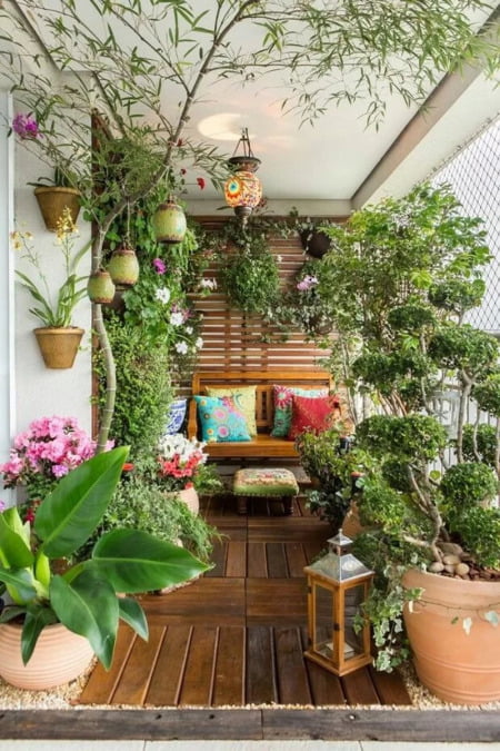 How To Build Home Garden On The Balcony, Home Garden Ideas In Balcony